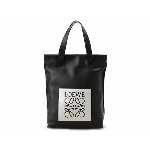 Loewe Handbags - Loewe Shopper Bag Leather Black White